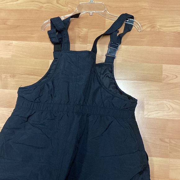 Black Zip Up Snow Overalls - Picture 8 of 10